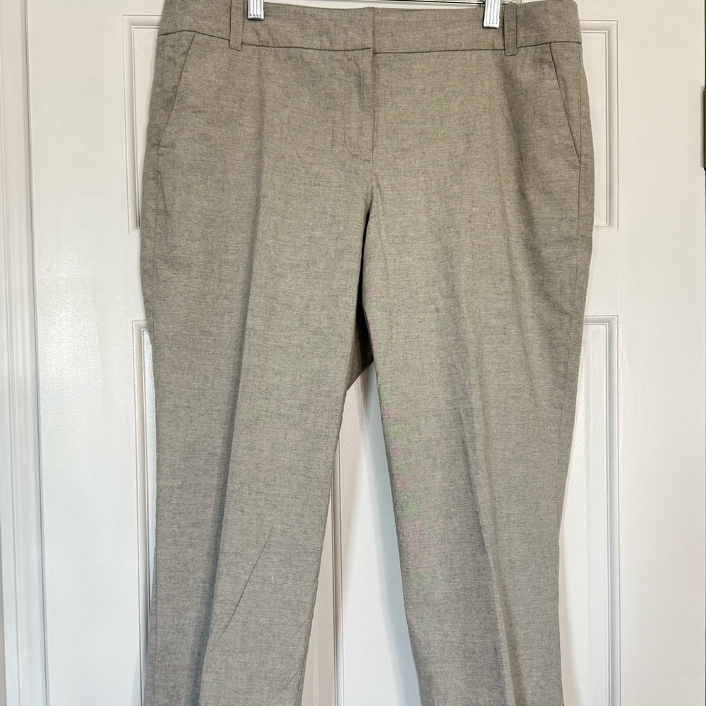 J. Crew Gray Trousers Classic Cotton Blend NWOT